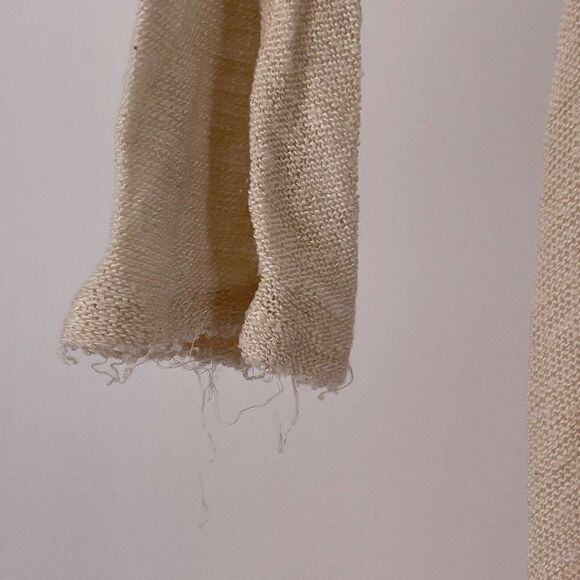 Intimately Free People Tunic Bohemian Boat Neck 3/4 Sleeves Cream Shirt Size XS - Picture 7 of 9